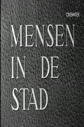 Mensen in de stad Poster
