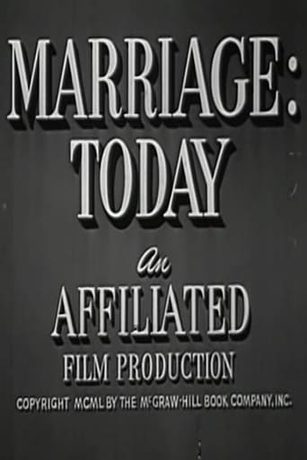 Marriage: Today Poster