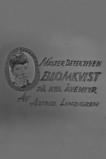 Mästerdetektiven Blomkvist på nya äventyr Poster