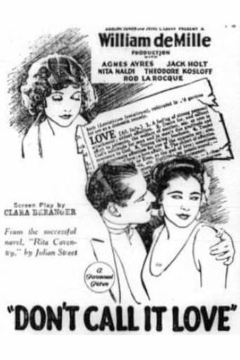 Don't Call It Love Poster