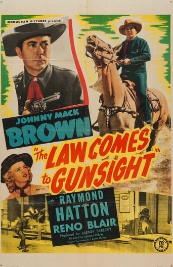 The Law Comes to Gunsight Poster