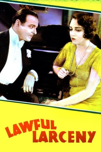 Lawful Larceny Poster
