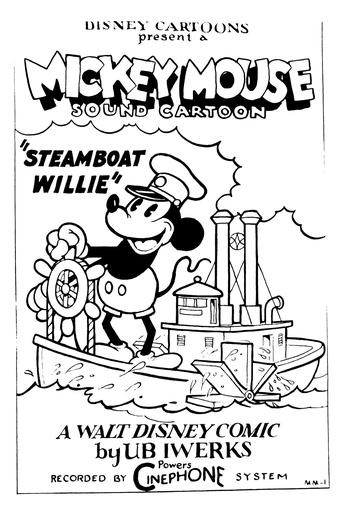 Steamboat Willie Poster